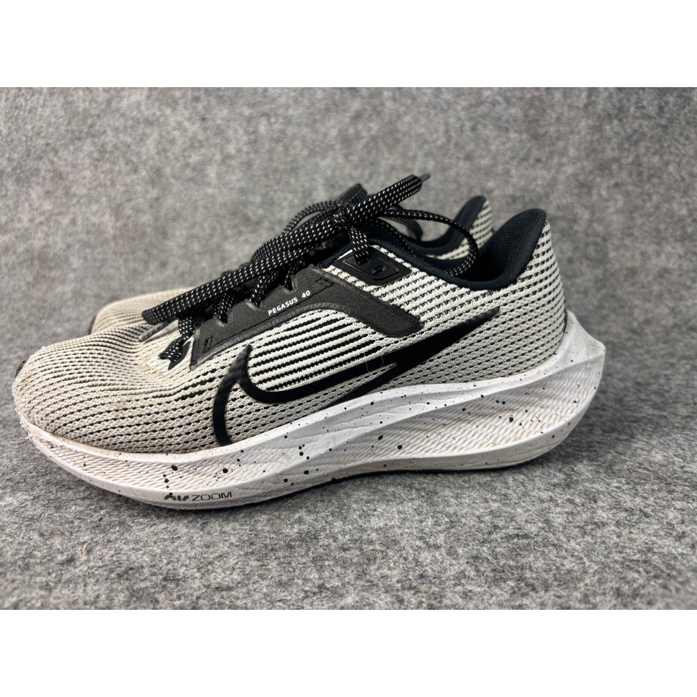 Nike Pegasus 40 Running Shoes Womens 5 Cream Black Speckled DV3854-004